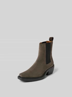 Buty chelsea z elastycznymi wstawkami Copenhagen Średniobrązowy