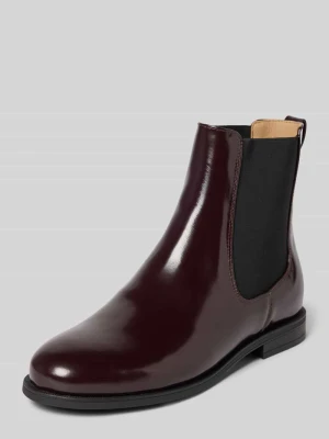 Buty chelsea z mieszanki skóry Boss