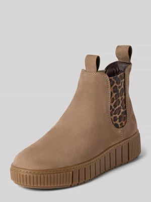 Buty chelsea z naturalnej skóry bydlęcej Tamaris