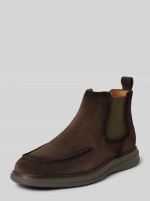 Buty chelsea z naturalnej skóry model 'URAX' Carl Gross Ciemnobrązowy