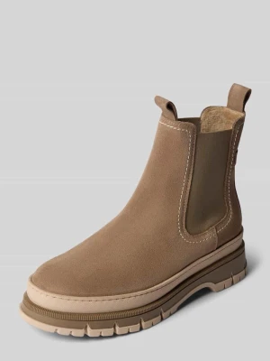 Buty chelsea z prawdziwej skóry bydlęcej tamaris