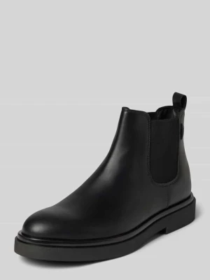 Buty chelsea ze skóry bydlęcej nappa z gumową podeszwą Antony Morato Czarny