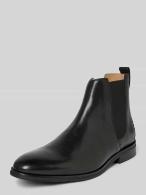 Buty chelsea ze skóry model "pero 1.0 kleitos" JOOP! Czarny