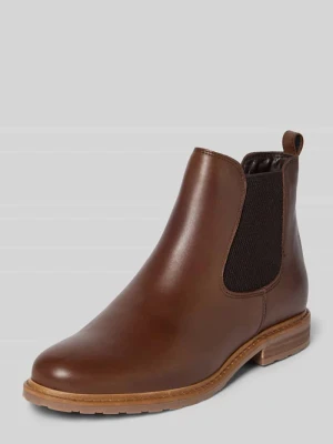 Buty chelsea ze skóry naturalnej tamaris