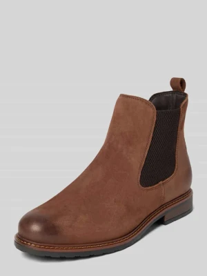 Buty chelsea ze skóry naturalnej tamaris