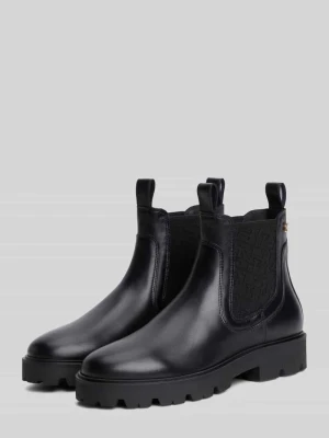 Buty chelsea z naturalnej skóry ze skóry bydlęcej Tommy Hilfiger Czarny