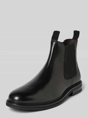 Buty chelsea ze skóry z elastycznymi wstawkami model ‘Santosh’ Digel