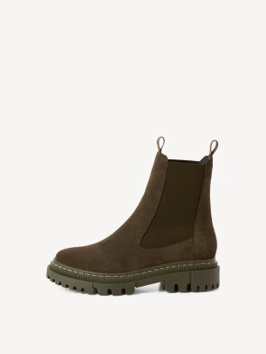 Buty Chelsea zielony Tamaris
