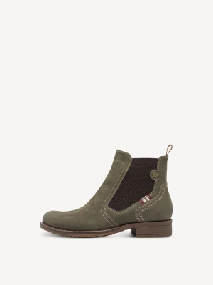 Buty Chelsea zielony Tamaris