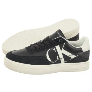 Buty Classic Cupsole Laceup Mix Lth Black/Bright White/Silver YW0YW01057 BEH (CK353-a) Calvin Klein