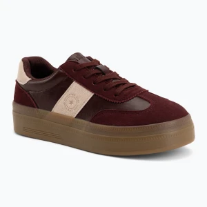 Buty damskie BIG STAR UU274013 burgundy Bordowy