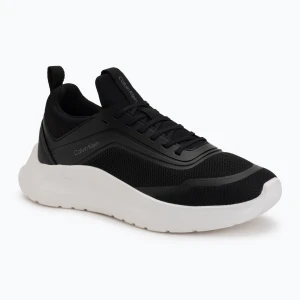 Buty damskie Calvin Klein HW0HW03023 Light Runner Sock Mesh Lycra ck black