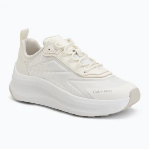 Buty damskie Calvin Klein HW0HW03111 Chunky Runner Laceup HF BLST Nylon bright white/marshmallow