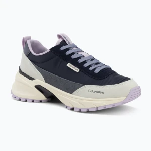Buty damskie Calvin Klein HW0HW03279 Hike Runner Nylon Mix blue nights/night owl/white