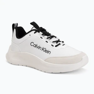 Buty damskie Calvin Klein HW0HW03293 Light Eva Run Essential LAC Nylon Suede bright white/black