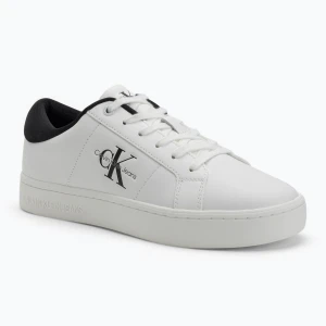 Buty damskie Calvin Klein YW0YW01444 Classic Cupsole Lowlaceup Lth Wn bright white/black