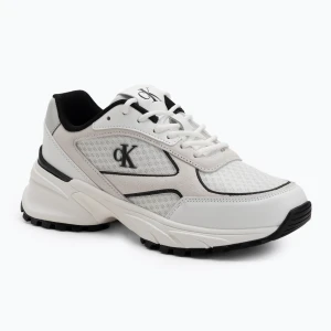 Buty damskie Calvin Klein YW0YW02009 Hike Runner Mesh Mix MET MG bright white/black