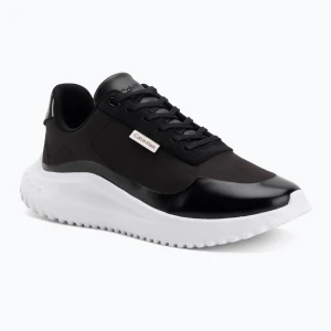 Buty damskie Calvin Klein YW0YW02016 Eva Runner Lace Up Mat Mix 0GN black/gun metal