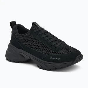 Buty damskie Calvin Klein YW0YW02030 Hike Runner Lace Up Techmix triple black