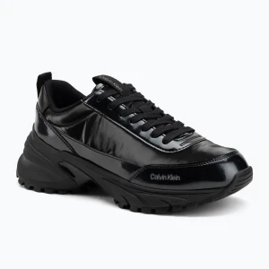Buty damskie Calvin Klein YW0YW02043 Hike Runner Lace Up Pearl Nylon triple black