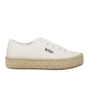 Buty damskie espadryle Lee Cooper LCW-25-44-3217LA białe