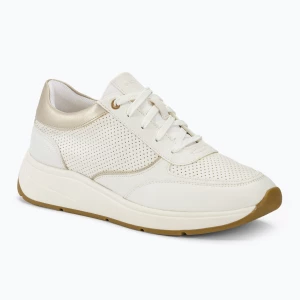 Buty damskie Geox Cristael white/light gold