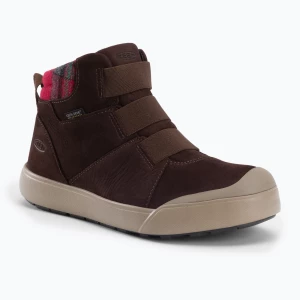 Buty damskie KEEN Elle Winter Mid WP coffee bean/red plaid