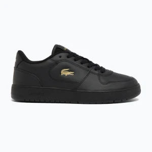Buty damskie Lacoste Court Ace Leather black / gold