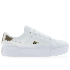 Buty damskie Lacoste Ziane Platform 126 1 CFA 751CFA0020-ALM - białe