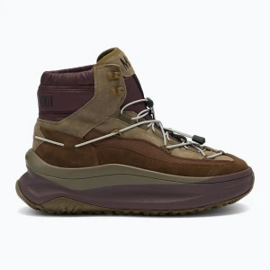Buty damskie Moon Boot Moon247 Xlace Mid cargo green / berry brown