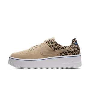 Buty damskie Nike Air Force 1 Sage Low Premium Animal - Brązowy