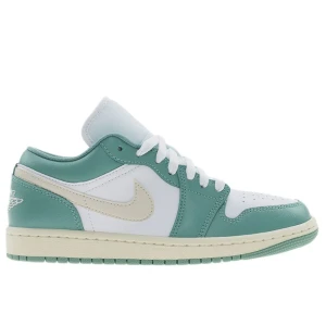 Buty damskie Nike Air Jordan 1 Low DC0774-138 - miętowo-białe