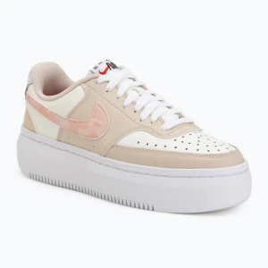 Buty damskie Nike Court Vision Alta sail/white/sanddrift/arctic orange Beżowy