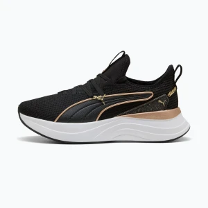Buty damskie PUMA Softride Sabrina Polished Chrome puma black / puma white / puma gold
