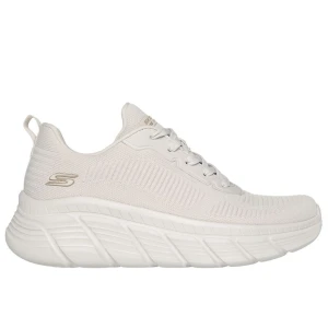 Buty damskie Skechers Bobs Sport B Flex Hi Flying Hi 117385OFWT - białe