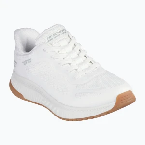 Buty damskie SKECHERS Bobs Squad 4 Staple Look white