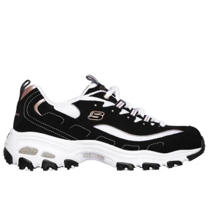 Buty damskie Skechers D'Lites Roam Around 13154BKRG - czarne