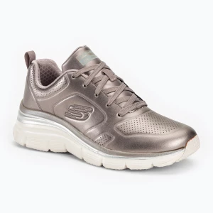 Buty damskie SKECHERS Fashion Fit Glow Up pewter