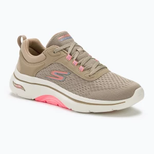 Buty damskie SKECHERS Go Walk Arch Fit 2.0 Balin taupe/multi