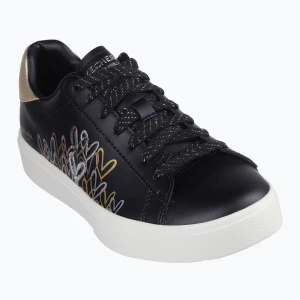 Buty damskie SKECHERS JGoldcrown Eden LX Gleaming Hearts black/mulitcolor