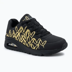 Zdjęcie produktu Buty damskie SKECHERS JGoldcrown Uno Golden Heart black/multicolor metallic
