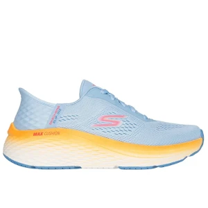 Buty damskie Skechers Max Cushioning Elite 2.0 - Solace 129626BLOR - niebieskie