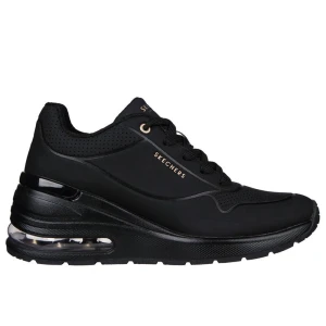 Buty damskie Skechers Million Air Elevated 155401BBK - czarne
