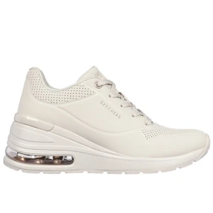 Buty damskie Skechers Million Air Elevated 155401OFWT - białe