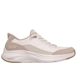 Buty damskie Skechers Slip-ins: Contour Foam Cozy Fit 150404NTTP - beżowe