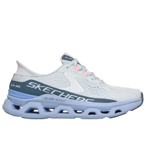 Buty damskie Skechers Slip-ins: Glide-Step Altus 150510LTBL - niebieskie