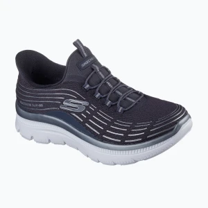 Buty damskie SKECHERS Summits Plus Soft Luster charcoal/silver