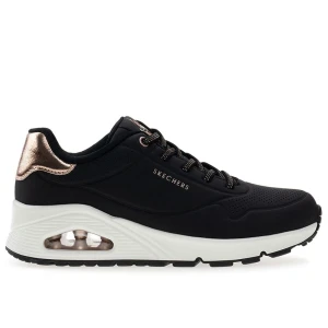 Buty damskie Skechers Uno Shimmer Away 155196BLK - czarne