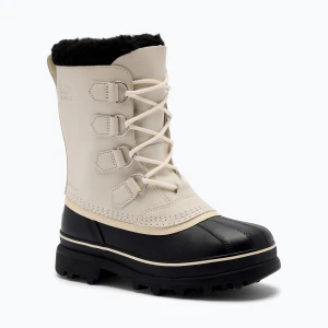 Buty damskie Sorel Caribou chalk / black Beżowy