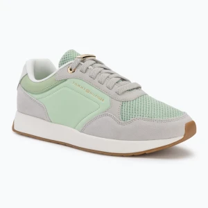 Buty damskie Tommy Hilfiger Chic Eva Runner Mesh gentle jade/grey whisper